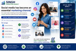 Social media marketing agency infographic